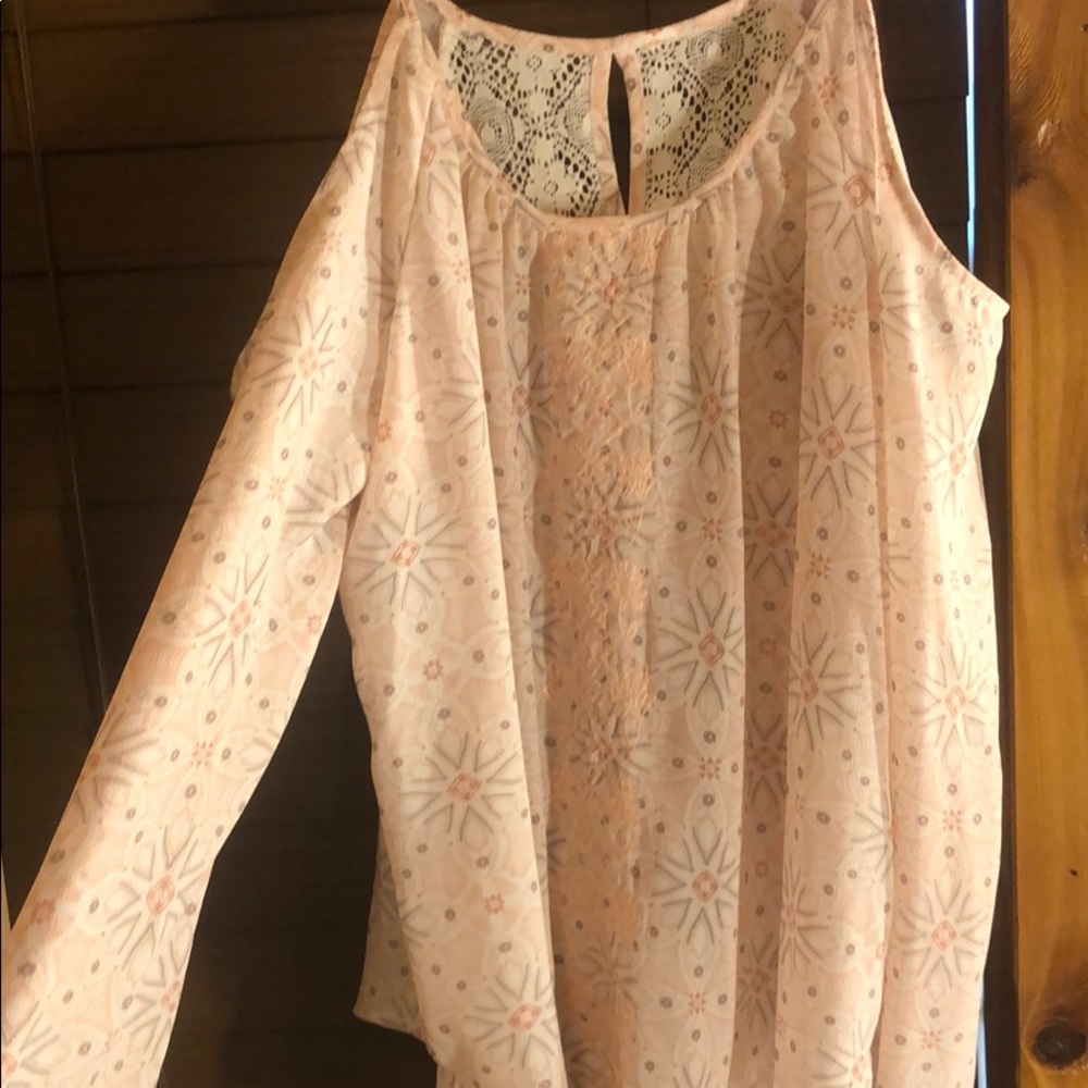 Cold shoulder blouse
